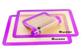 3-Pack Silicone Baking Mat Reusable Nonstick Heat Resistant Healthy Cooking ,Baking Sheet Mat Set - 2 x Large...