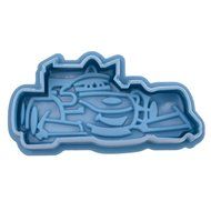 Ckeyin &reg; 4pcs Spring Plunger Pressing Car Shapes 3D Cookie Cutter Cutting Biscuit Pastry Cake Topper Decorating... N6