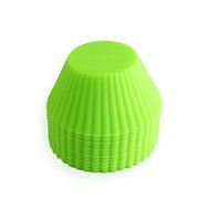 Houron Reusable Silicone Baking Cups Muffin Cupcake Liners DIY Molds (Small Assorted/12-Pack) N9