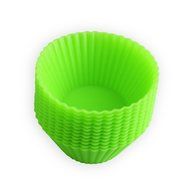 Houron Reusable Silicone Baking Cups Muffin Cupcake Liners DIY Molds (Small Assorted/12-Pack) N10