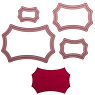 Sweet Elite Tools- Isabella Frame Cutter Set for Rolled Fondant, Gumpaste or Cookies by Marina Sousa