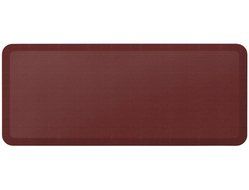 NewLife by GelPro Designer Comfort Mat, 20 by 48-Inch, Grasscloth Crimson