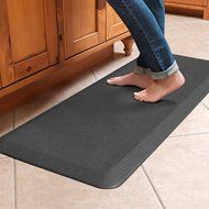 NewLife by GelPro Designer Comfort Mat, 20 by 48-Inch, Grasscloth Crimson N7