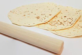Handmade Wood Bolillo. Set of 2! Tortilla Rolling Pin, Rodillo! Also great for eggrolls, pot stickers &amp; dumplings... N4