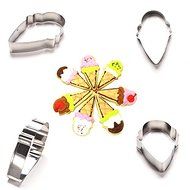 1 Pcs/Quality Stainless Steel Ice Cream Cone Cake Biscuit Cookie Cutter Bread Cupcake Mold Cake Decorating tools N5
