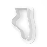 Ballet Slipper Cookie Cutter- STANDARD - 3 Inches