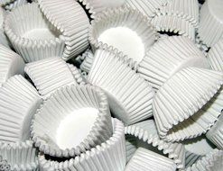 #5 White Glassine Paper Candy Cup Cups 200 Count