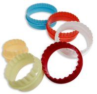 Best Ever Two Sided Round Cookie Cutters and Biscuit Cutter Set (6 pc) from Best In All. Perfectly designed premium... N4