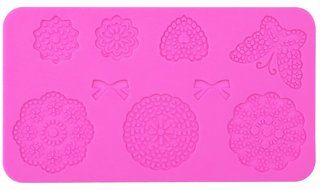 5pc Cake Decorating Molds- Premium Silicone Decoration Molds for Sugarcraft, Fondant, Gumpaste, Resin Mold , Lace... N2