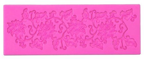 5pc Cake Decorating Molds- Premium Silicone Decoration Molds for Sugarcraft, Fondant, Gumpaste, Resin Mold , Lace... N6