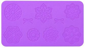 5pc Cake Decorating Molds- Premium Silicone Decoration Molds for Sugarcraft, Fondant, Gumpaste, Resin Mold , Lace... N9