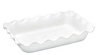 Emile Henry Flour Ruffled Rectangular Baker 10 X 14