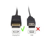 Cable Matters Gold Plated DisplayPort to HDTV Cable 25 Feet N5
