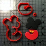 Mickey Number Three Cookie Cutter Set (2 Inches) N2