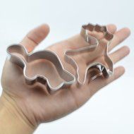 Tiny Cookie Cutter Set - Stainless Steel (Tortoise and Deer) for Anniversary Birthday Wedding Theme Party N6