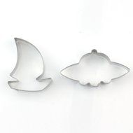 Tiny Cookie Cutter Set - Stainless Steel (Tortoise and Deer) for Anniversary Birthday Wedding Theme Party N17