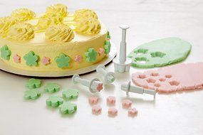 Fox Run Brands 67003 4-Piece Blossom Fondant Plunger Cutter Set N2