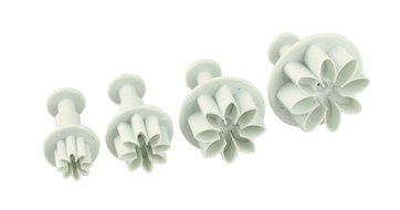 Fox Run Brands 67003 4-Piece Blossom Fondant Plunger Cutter Set N10