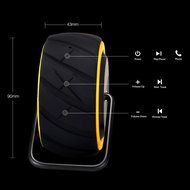 Mrice Tire-Shaped Portable Wireless Bluetooth Water Resistant Shower Speaker with 3W Strong Bass Driver Build... N15