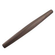 Black Walnut French Style Rolling Pin: Tapered Solid Wood Design.