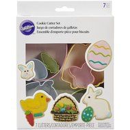 2308-4457 Wilton 7-Piece Easter Cookie Cutter Set