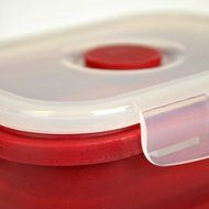 DII Silicone Collapsible, Airtight Food Storage Containers, Dishwasher &amp; Microwave Safe, BPA Free, Snap On Lid... N8
