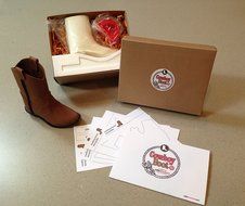 3d Cowboy Boot Kit for Gumpaste/fondant