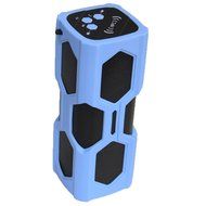 Waterprrof Wireless Bluetooth Speaker with Power Bank One Time Charge Music Player One Time Enjoy Music (Sky Blue)