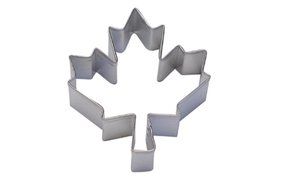 CybrTrayd RM-1289 R&amp;M Maple Leaf, Canadian National Symbol 3&quot; Cookie Cutter, Metallic