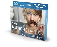 Fred and Friends Munchstaches Cookie Cutter/Stamps N2