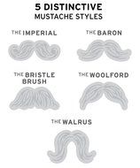 Fred and Friends Munchstaches Cookie Cutter/Stamps N4