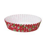 Baking Cups - Christmas Holiday Ruffled by Welcome Home (Winter Knit) N4