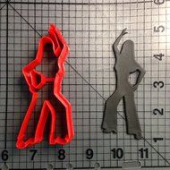 Disco Dancer 100 Cookie Cutter (3 Inches) N2