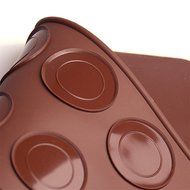 Happyhomin 48-Capacity Silicone Macaron Macaroon Mat Fondant Oven Baking Mat DIY Sheet Cake Molds N5