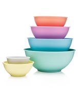Francois et Mimi 6 Piece Colorful 100% Melamine Mixing Bowls, Mixing Bowl Set (Classsic) N2