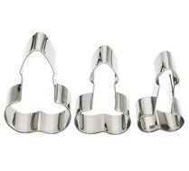SOOKOO 3 Pack Stainless Steel Cake Cookie Cutter Set Bachelorette Bridal Party Girls Night Favor N2