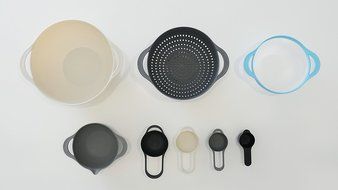 Nesting Bowls by Vesper&rsquo;s Kitchen Cooking Set Best Space Saving RV Camping Accessories and Supplies with Mixing... N6