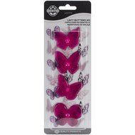 PME 4-Piece Plastic Cutter Set, Lacy Butterflies