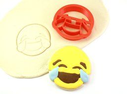 Tears of Joy Emoji Cookie Cutter N5