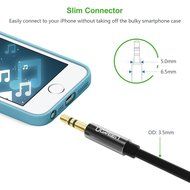 3.5mm Extension, Ugreen Slim 3.5mm Male to Female Stereo Audio Extension Cable Adapter Gold Plated Compatible... N6