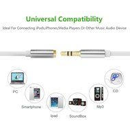 3.5mm Extension, Ugreen Slim 3.5mm Male to Female Stereo Audio Extension Cable Adapter Gold Plated Compatible... N10
