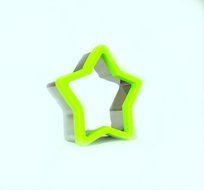 Uniware Large 3 Inches Stainless Steel Cookie Cutter Set of 4 (Heart Cookie Cutter, Star Cookie Cutter and Flower... N12