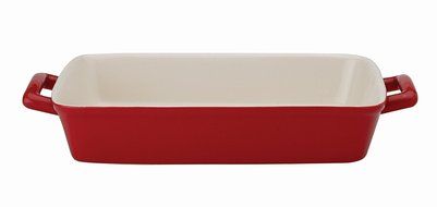 Mrs. Anderson&rsquo;s Baking Oblong Rectangular Baking Dish Roasting Lasagna Pan, Ceramic, Bayberry, 13-Inches x 9-Inches... N3