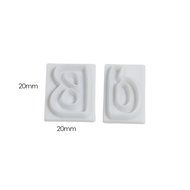 Curtzy TM 64 Piece Alphabet Letter Character Press Stamp Set for Cakes Decorating Fondant Icing N3