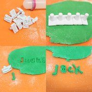 Curtzy TM 64 Piece Alphabet Letter Character Press Stamp Set for Cakes Decorating Fondant Icing N4