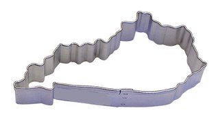 R&amp;M Kentucky State Cookie Cutter in Durable, Economical, Tinplated Steel