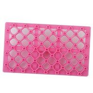DIY Heart Quilt Embosser Fondant Cake Cutter Craft Decorations Tool