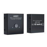 AUKEY HDMI Switcher with 2 Input 1 Output, High Speed HDMI Splitter, Supports 1080P &amp; 3D N3