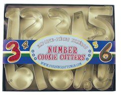 Fox Run Number Set Cookie Cutter Set