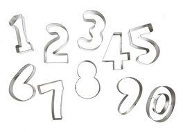 Fox Run Number Set Cookie Cutter Set N2